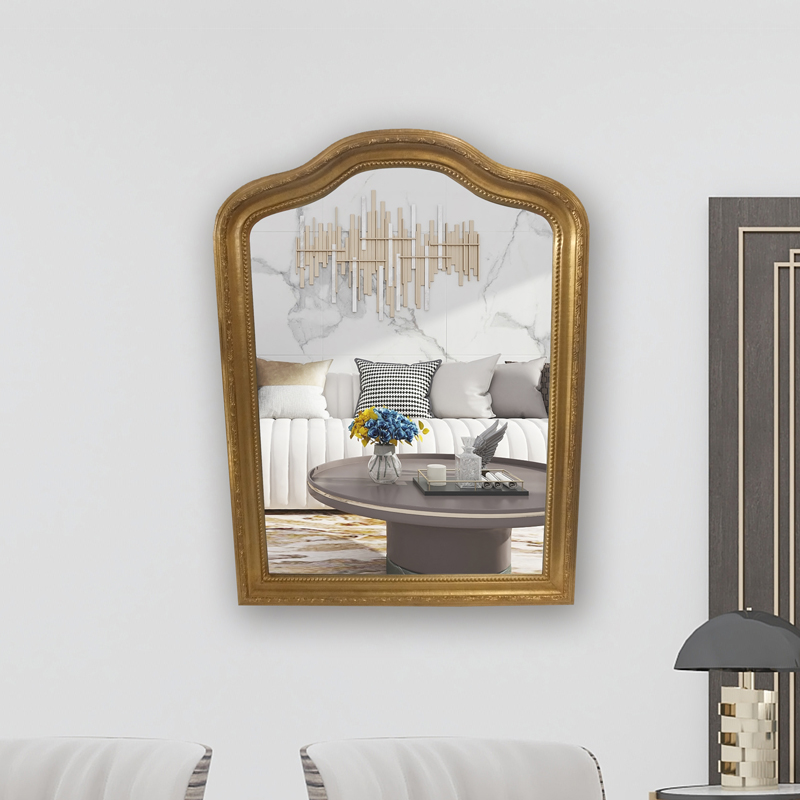 Gold Leaf Arch Style Classic Mirror XR3591-M